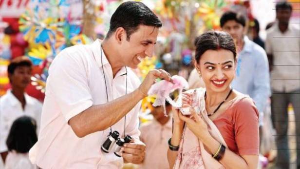 Radhika Apte and Akshay Kumar in Padman