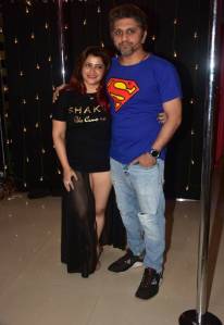 Smilly Suri with brother Mohit at her birthday party