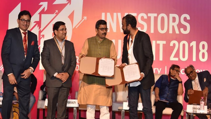 Madhu Mantena Makers of Ramayana sign MoU with UP Governmen