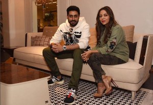 Abhishek Bachcan with Gauri Khan