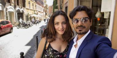 Nawazuddin Siddiqui with Italian actress Valentina Corti
