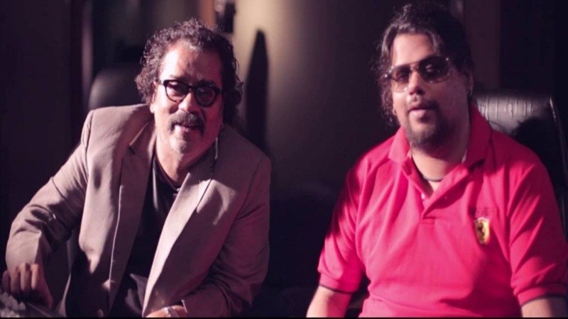 Hariharan with son Akshay Hariharan