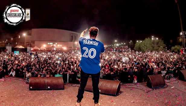 Parmish Verma performing at Crossblade Music Festival