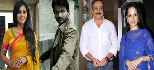 Firebrand cast Usha Jadhav, Girish Kulkarni, Sachin Khedekar and Rajeshwari Sachdev