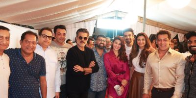 Race 3 team- Salman Khan, Race 3, Jacqueline Fernandez, Anil Kapoor, Bobby Deol, Saqib Saleem, Daisy Shah, Remo D'souza