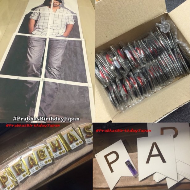 Prabhas' birthday event in Japan by fans