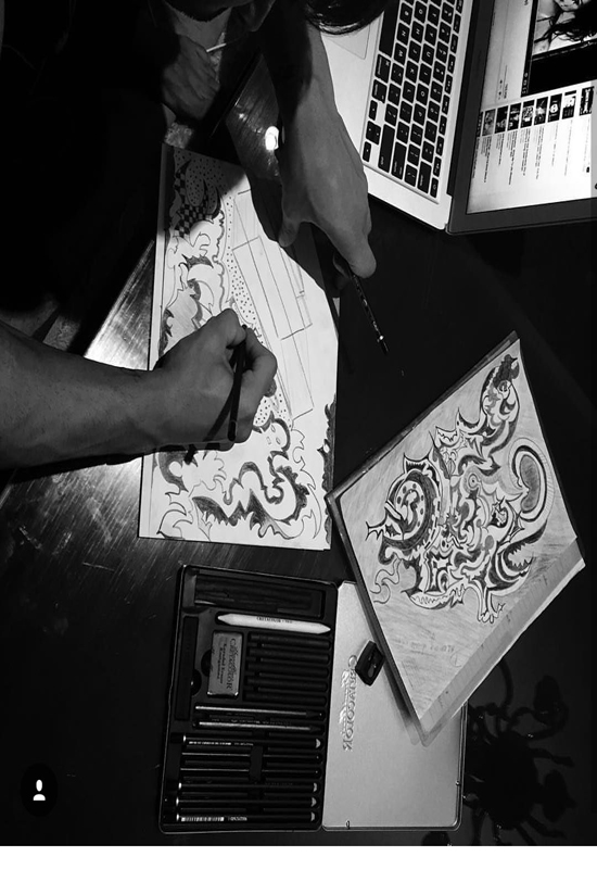 Karan Singh Grover painting