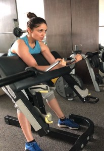 Yami Gautam training