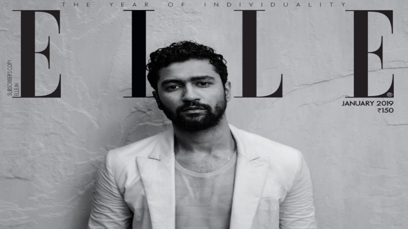 Vicky Kaushal on the cover of Elle India