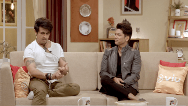 Sonu Nigam and Shaan at McDowell's No.1 Soda's No.1 Yaari Jam