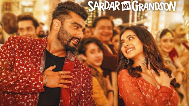 Arjun Kapoor and Rakul Preet Singh in Jee Ni Karda song from Sardar Ka Grandson
