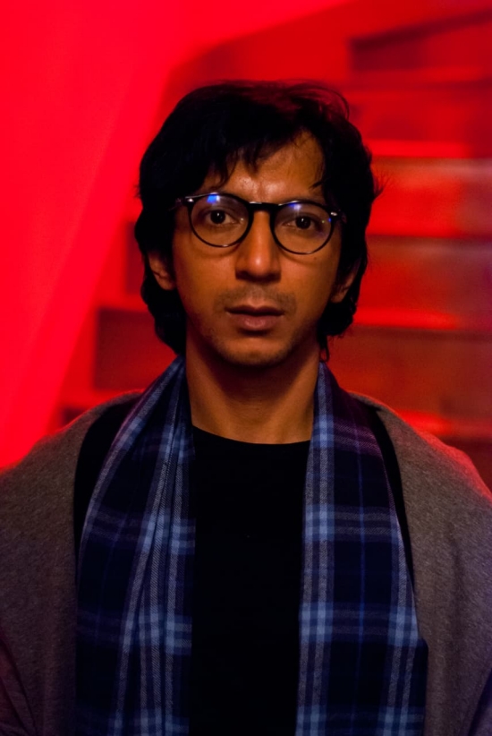 Anshuman Jha on sets of Lord Curzon Ki Haveli