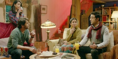 Arjun Mathur, Tanmay Dhanania, Rasika Dugal and Paresh Pahuja on sets of Lord Curzon Ki Haveli