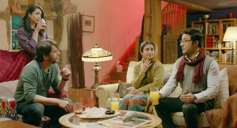 Arjun Mathur, Tanmay Dhanania, Rasika Dugal and Paresh Pahuja on sets of Lord Curzon Ki Haveli