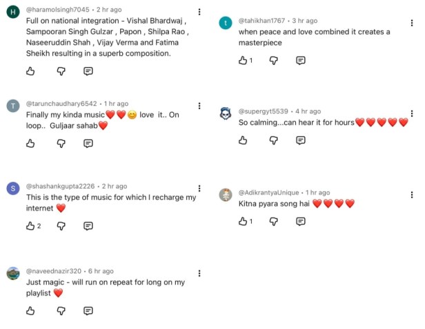 Audiences reaction on Ul Jalool Ishq song from Manish Malhotra’s Gustaakh Ishq