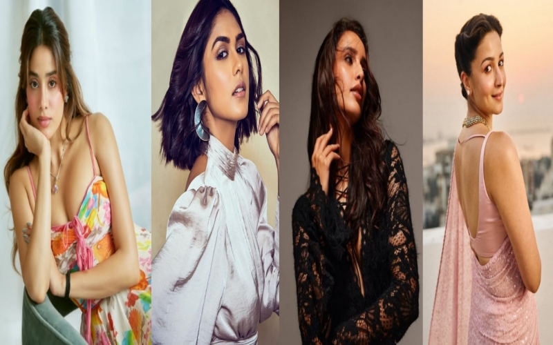 Janhvi Kapoor, Mrunal Thakur, Triptii Dimri and Alia Bhatt