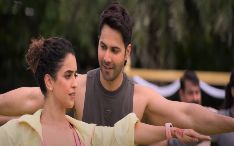 Sanya Malhotra and Varun Dhawan
