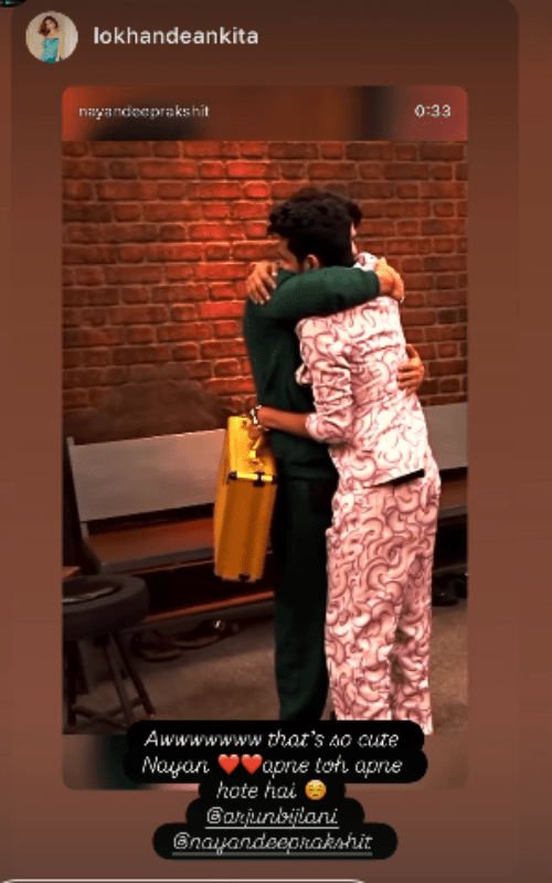 Ankita Lokhande supporting friend Arjun Bijlani