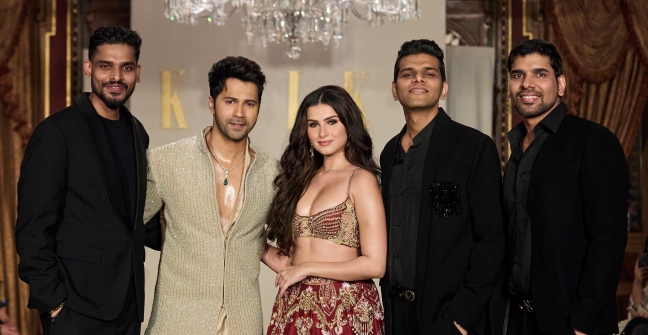 Varun Dhawan and Tara Sutaria as Showstoppers at KALKI’s Couture