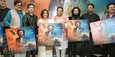 Anup Jalota, Madhushree and Kumaar at Suharssh Raaj’s Kaafir Deewana song launch