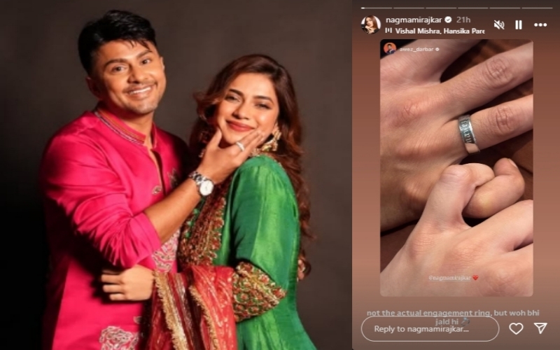 Awez Darbar and Nagma Mirajkar 2, Instagram story