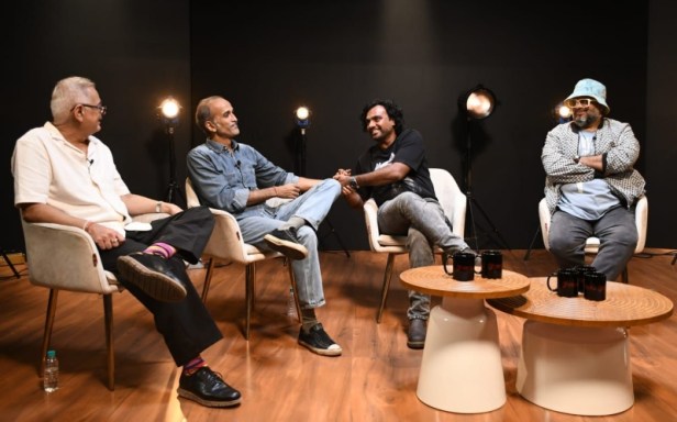 Hansal Mehta, Rohan Sippy with others at Waterfront Indie Film