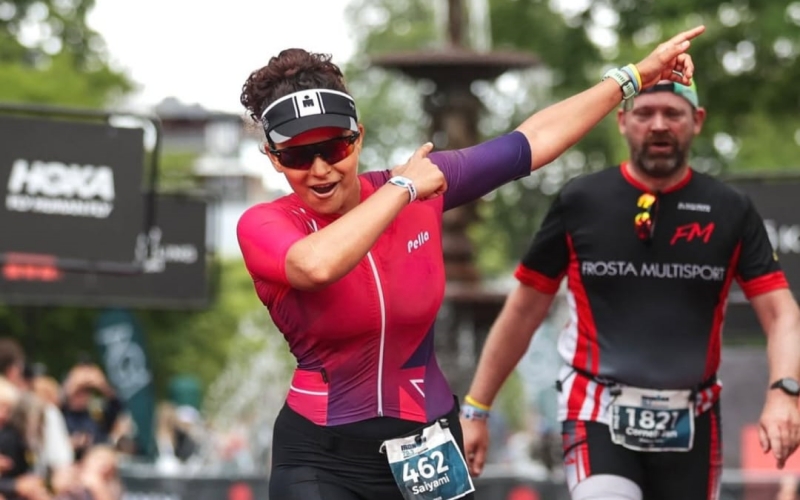 Saiyami Kher at Ironman race