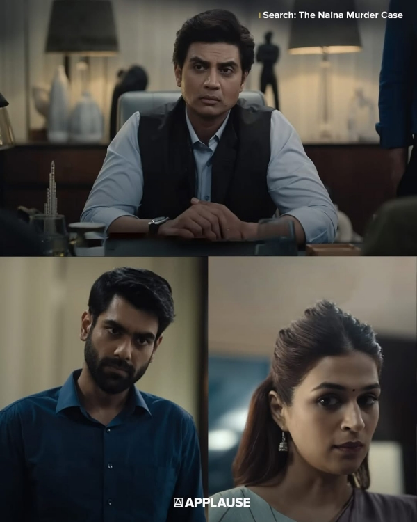 Shiv Pandit, Dhruv Sehgal and Shraddha Das in Search- The Naina Murder Case