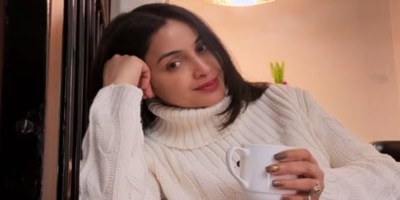 Shubhangi Atre with her Coffee