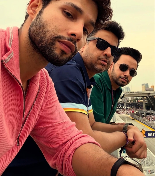 Siddhant Chaturvedi at Formula 1