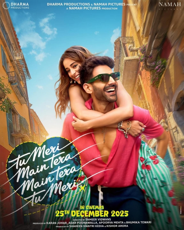 Kartik Aaryan and Ananya Panday's next Tu Meri Main Tera, Main Tera Tu Meri Poster