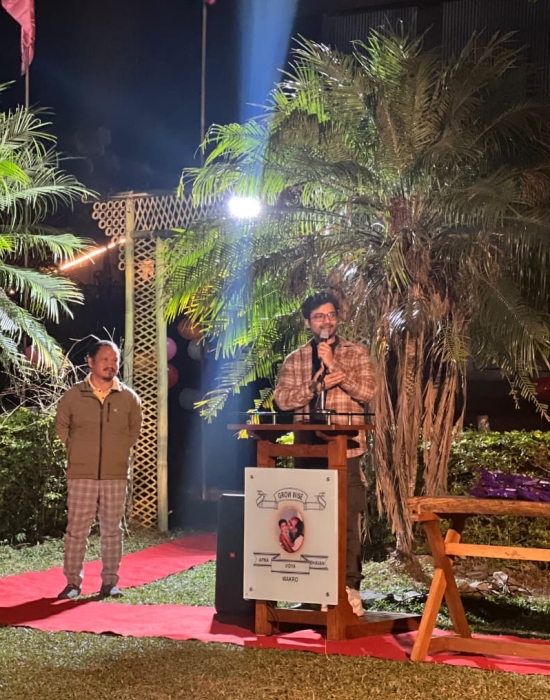 Priyanshu Painyuli in Wakro Village school in Arunachal Pradesh 1