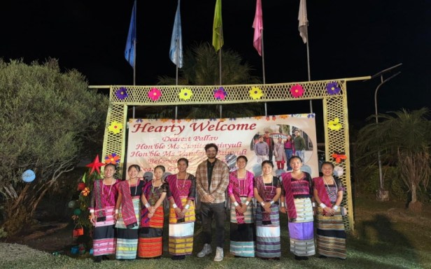 Priyanshu Painyuli in Wakro Village school in Arunachal Pradesh 2