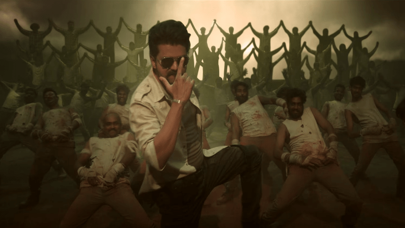 Thalapathy Vijay in Oru Pere Varalaaru song from the film Jana Nayagan