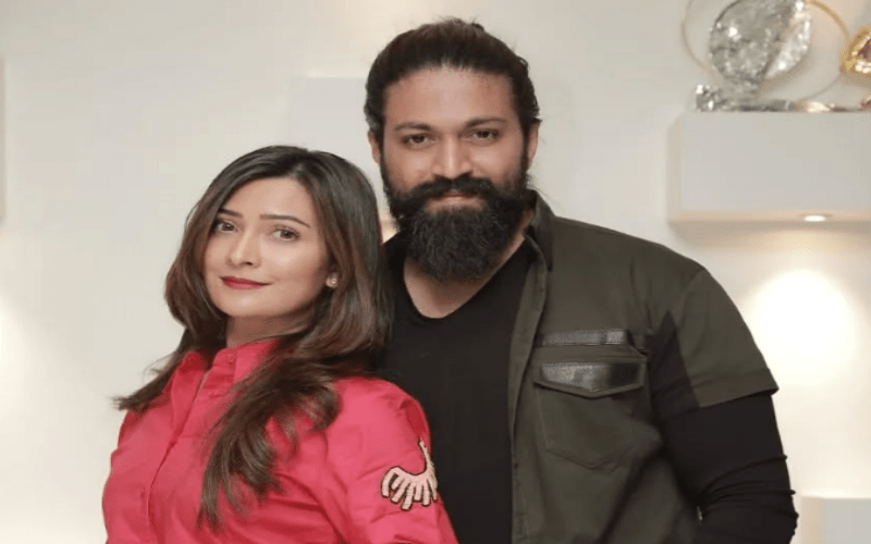 Yash with Wife Radhika Pandit