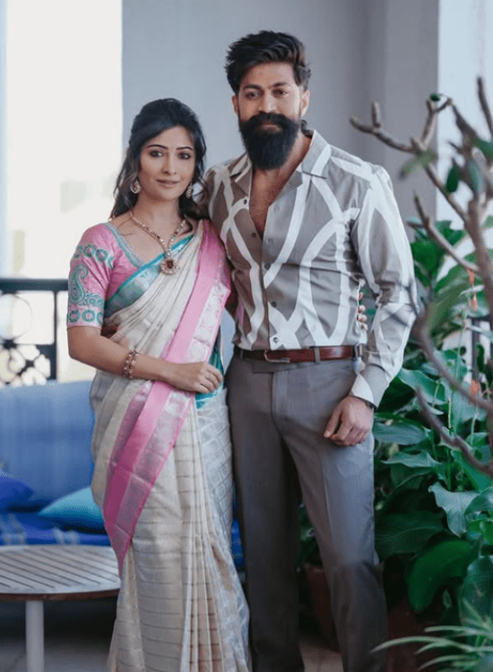 Yash with Wife Radhika Pandit