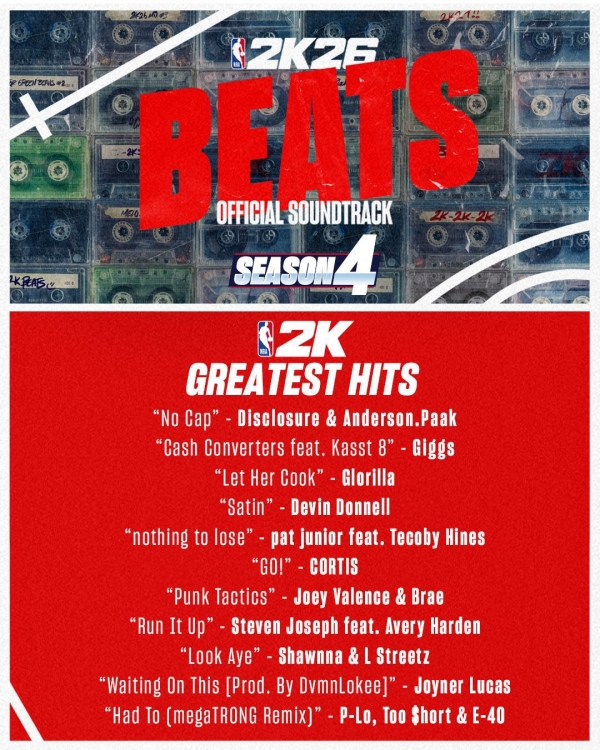2K26 Beats Official Soundtrack Season 4