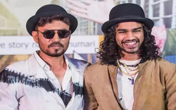 Babil Khan with Father Irrfan Khan