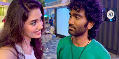 Krithi Shetty and Pradeep Ranganathan in Love Insurance Kompany