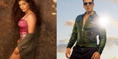 Saiyami Kher and Akshay Kumar
